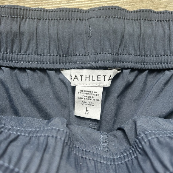 Athleta Midday Mid Rise Short Navy Blue Women's Size Large‎ - Picture 4 of 10